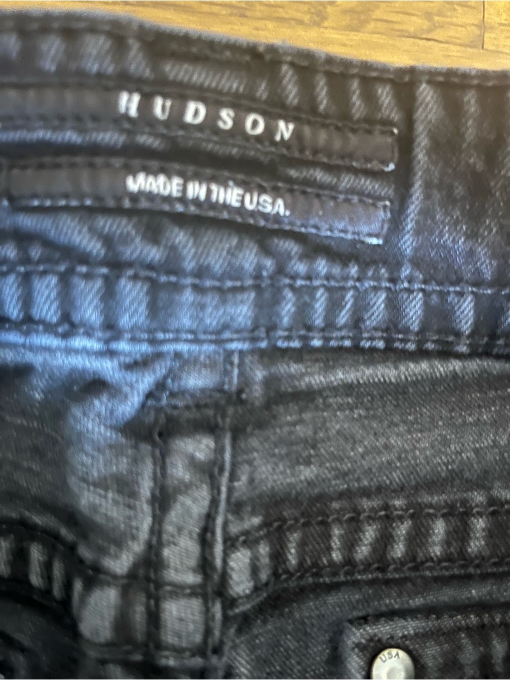 👖Hudson Jeans Black Flare Wide-Leg 👖 - Picture 4 of 5